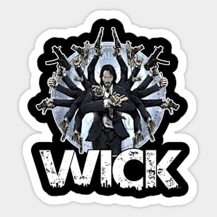 John Wick (Black Print) Sticker